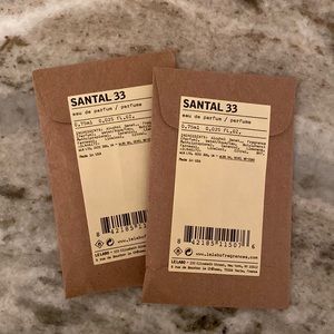 LE LABO - SANTAL 33 sample vials x 2